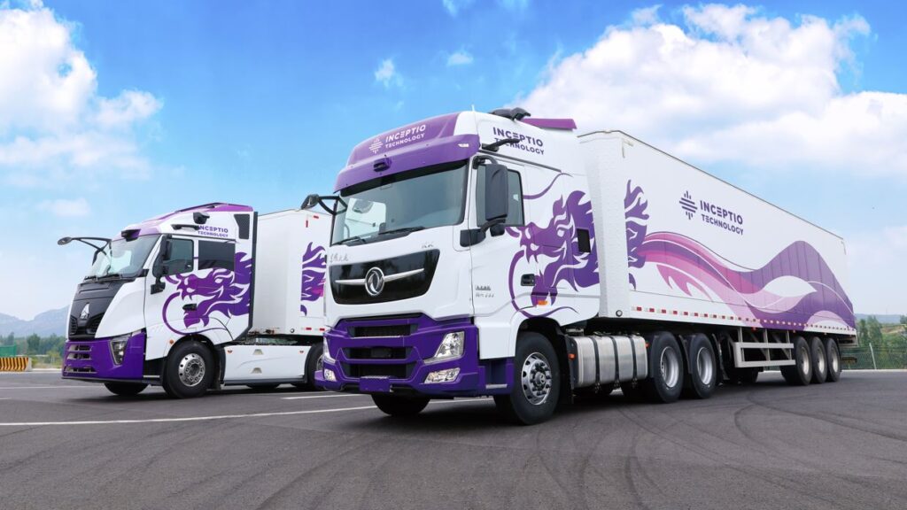 Inceptio Delivers Autonomous Heavy-Duty Trucks to Yunyi Transport