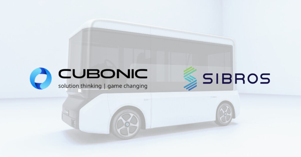 Sibros, CUBONIC Partner to Last-Mile Transportation with Connected Autonomous Electric Light Commercial Vehicles