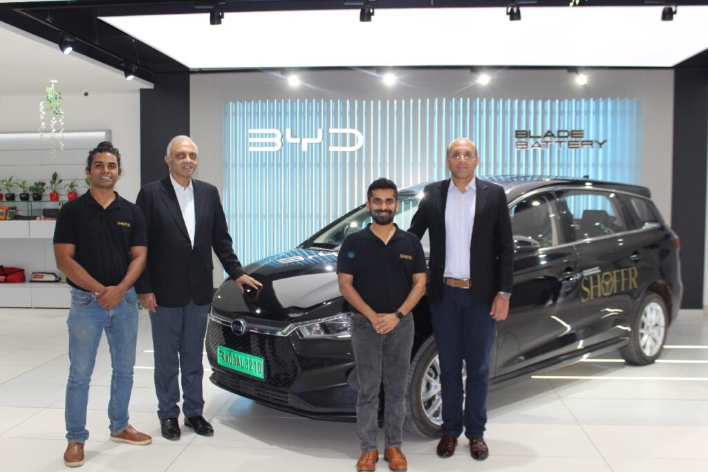 BYD India to Deliver 50 e6 Electric MPVs to Shoffr in Bengaluru