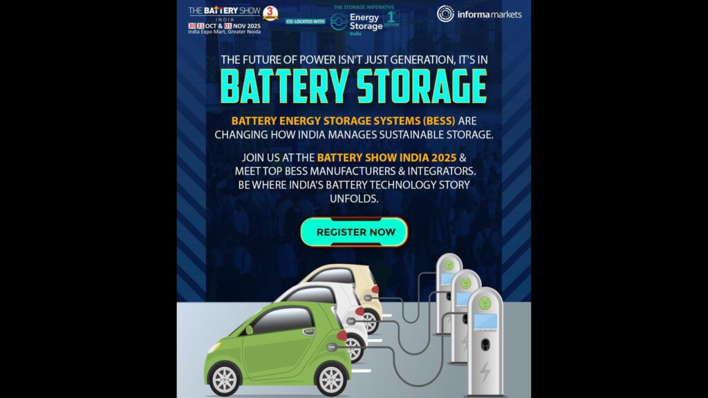 Informa Markets announces 3rd edition of The Battery Show India 2025 showcasing advanced battery and energy storage technologies in Greater Noida