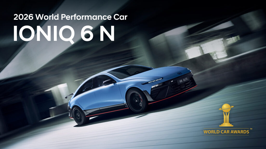 Hyundai IONIQ 6 N awarded the 2026 World Performance Car title